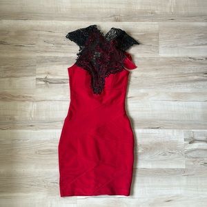 Le Chateau Red Mini Dress
